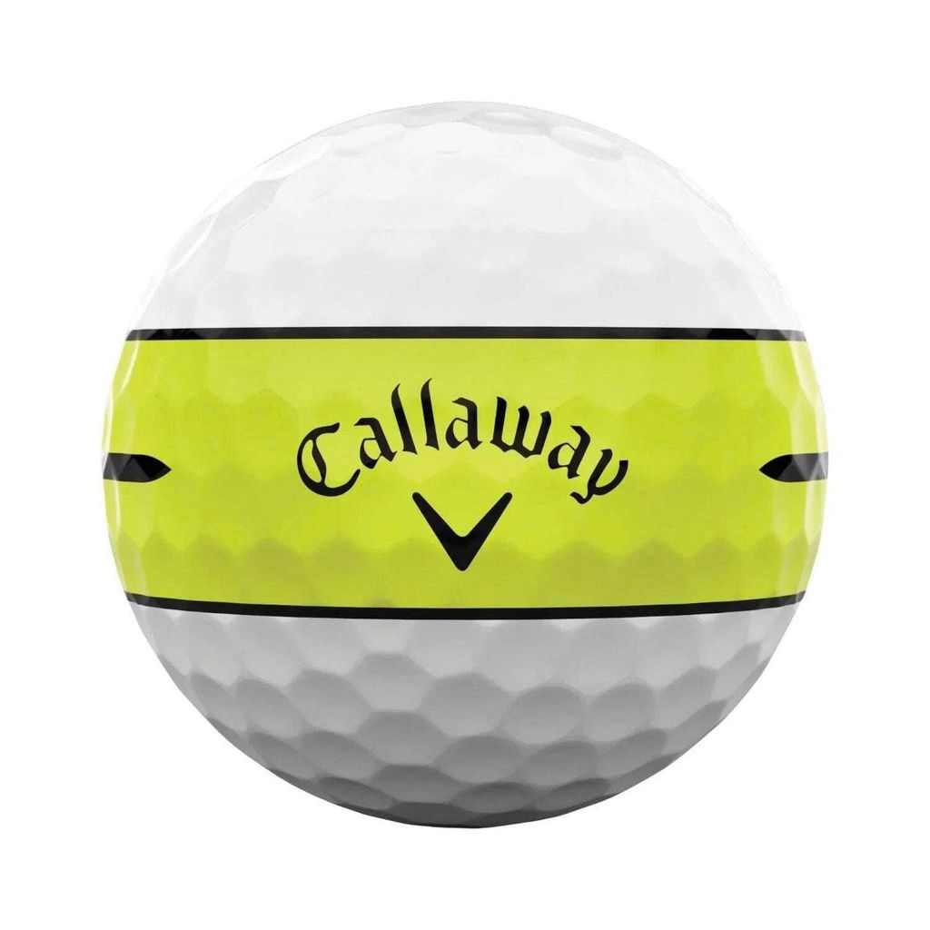 Hộp 12 bóng golf CHROME TOUR X 360 YELLOW STRIPE 2026 | Callaway