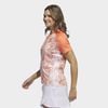 Áo golf nữ tay ngắn Women's Floral Golf Polo Shirt Coral Fusion IB4532