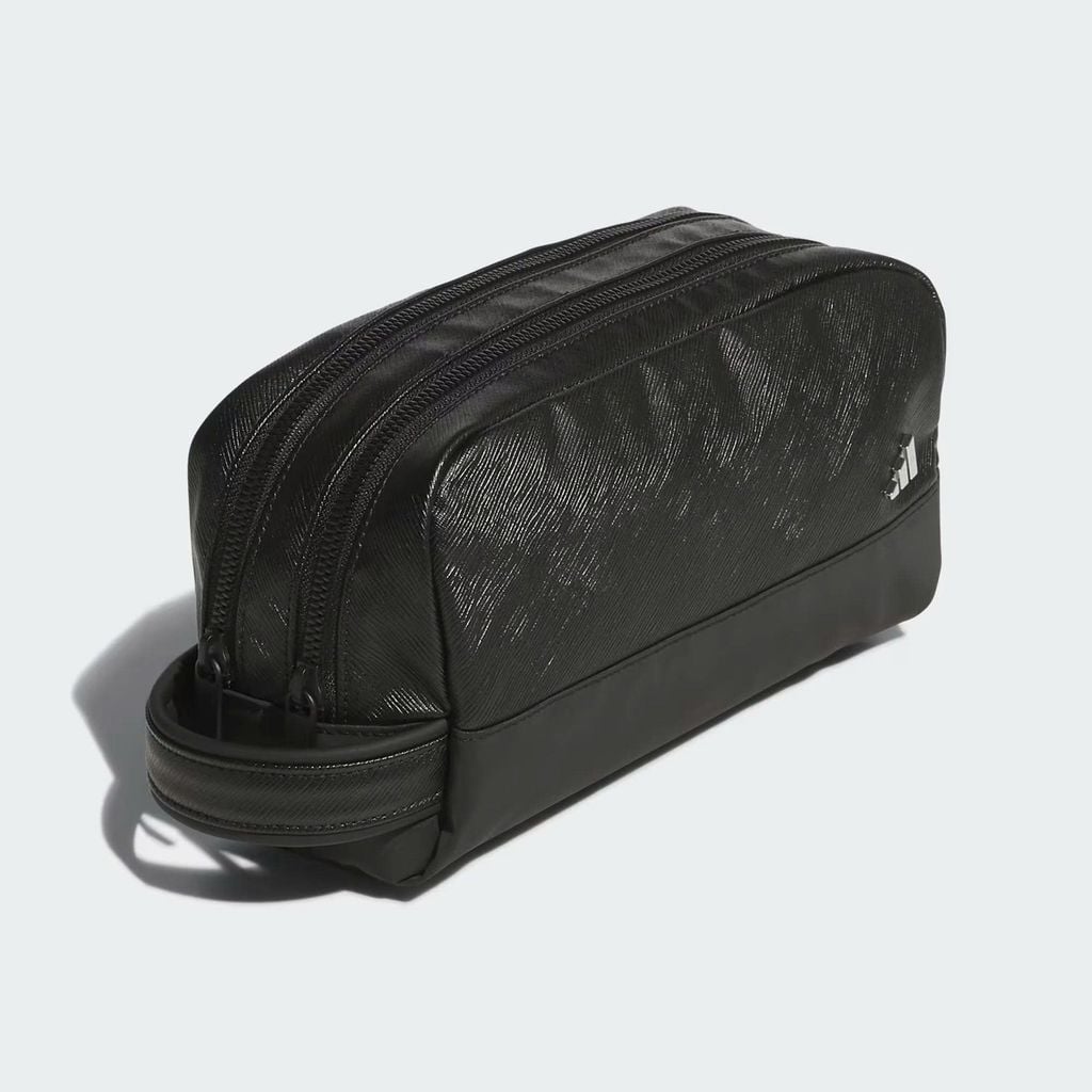 Túi golf cầm tay POUCH DA PU UNISEX KHÓA KÉO KÉP Black JZ4378 | Adidas