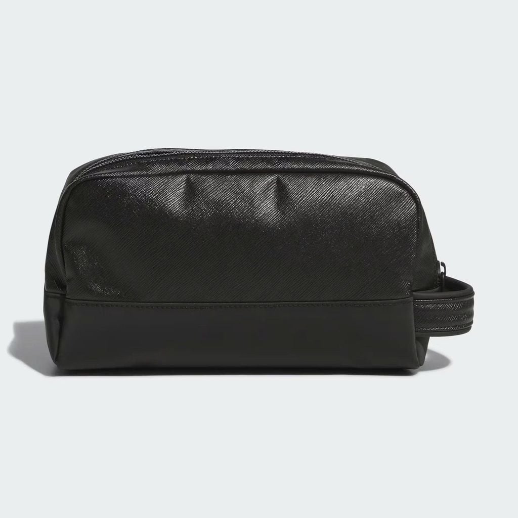 Túi golf cầm tay POUCH DA PU UNISEX KHÓA KÉO KÉP Black JZ4378 | Adidas