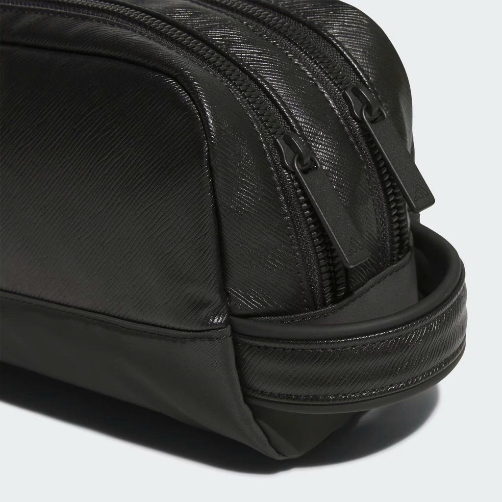 Túi golf cầm tay POUCH DA PU UNISEX KHÓA KÉO KÉP Black JZ4378 | Adidas