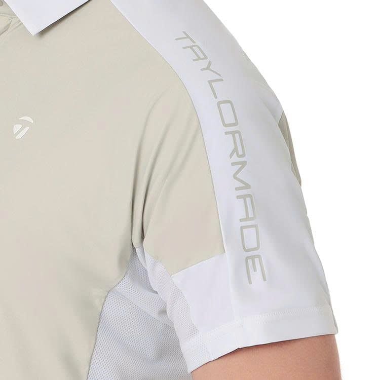 Áo golf tay ngắn nam 2MSPO-TL394 Beige M1952270 | TaylorMade