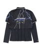 Áo golf nữ tay dài Striker Layered Performance Polo MLW-6A-AP31 ( Blac