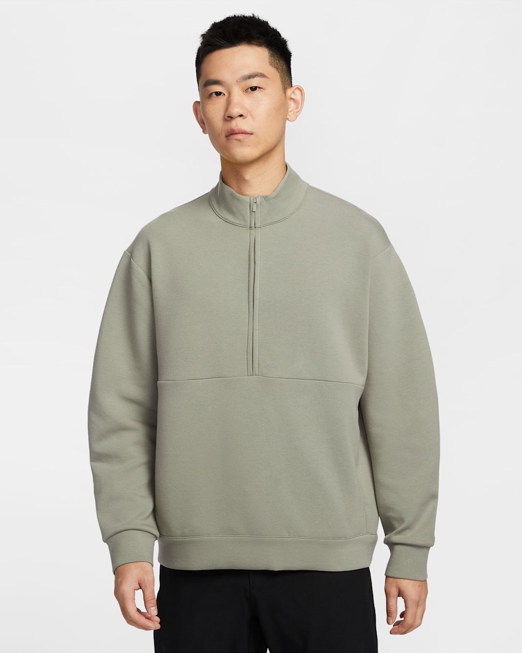 Nike - Áo nỉ tay dài thể thao Nam 24.7 ImpossiblySoft Men's Dri-FIT 1/2-Zip Top