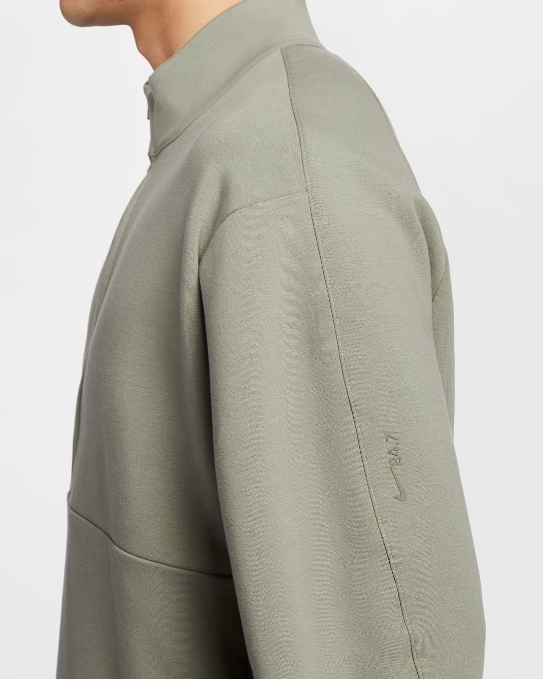 Nike - Áo nỉ tay dài thể thao Nam 24.7 ImpossiblySoft Men's Dri-FIT 1/2-Zip Top