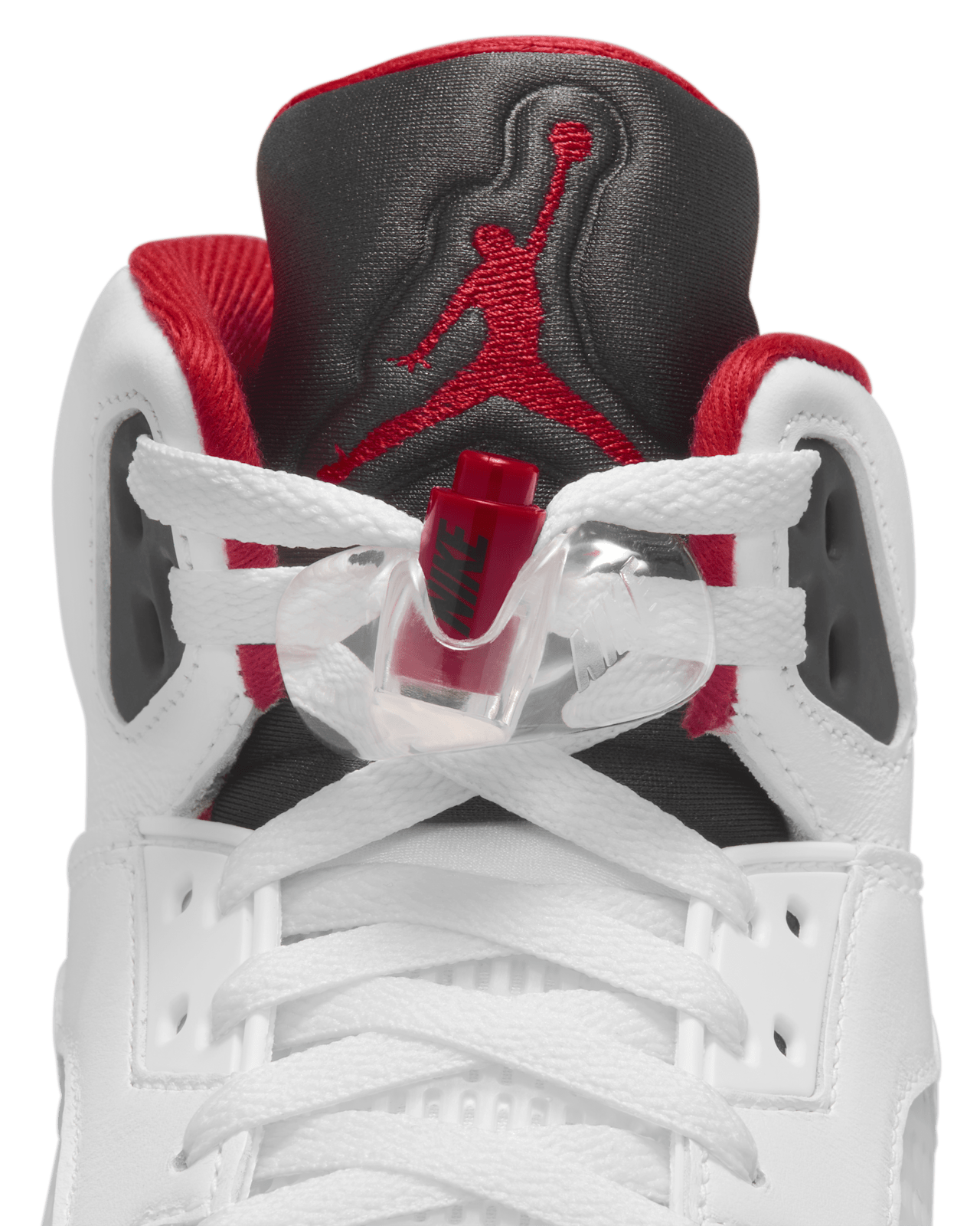 Nike - Giày thời trang thể thao Nam Air Jordan 5 Fire Red 'Black Tongue'