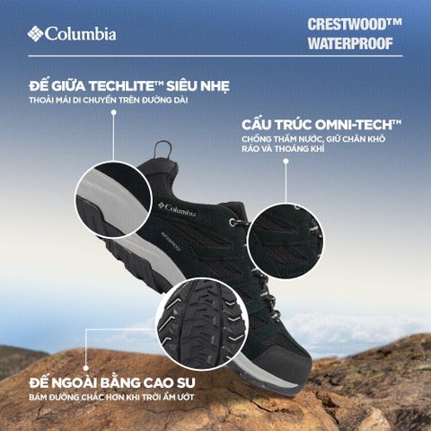 Columbia - Giày Leo Núi Nam Crestwood Waterproof