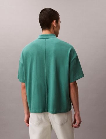 Calvin Klein - Áo Thun Có Cổ Nam 90s Fit Heavy Jersey Box Polo