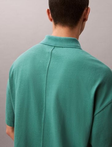 Calvin Klein - Áo Thun Có Cổ Nam 90s Fit Heavy Jersey Box Polo