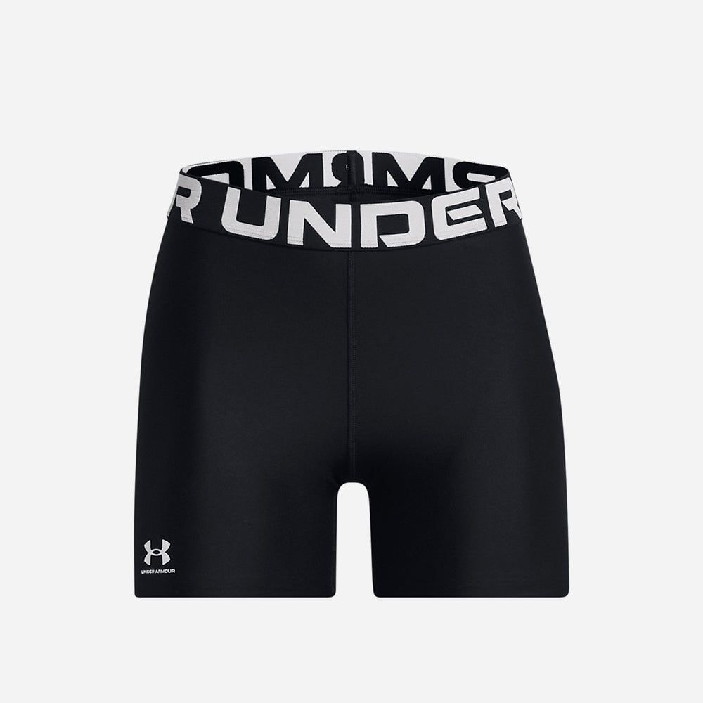 Under Armour - Quần ngắn ống bó thể thao nữ Highrise Authentics Middy Training