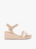 Tommy Hilfiger - Giày Thời Trang Nữ Canvas Denim Wedge Espadrilles