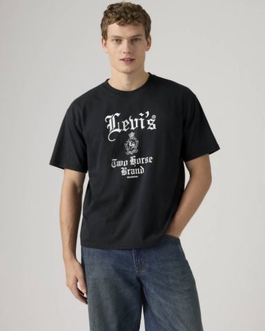 Levi's - Áo Thun Tay Ngắn Nam Graphic Boxy Tee - Black