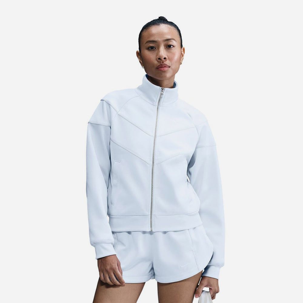 Nike - Áo khoác thể thao Nữ Women's Nike Sportswear Windrunner Knit Jacket - Blue