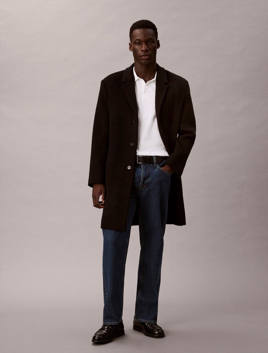 Calvin Klein - Áo polo tay ngắn nam Classic Monogram Polo