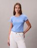Calvin Klein - Áo Thun Tay Ngắn Nữ Cotton Stretch Rib Baby Tee