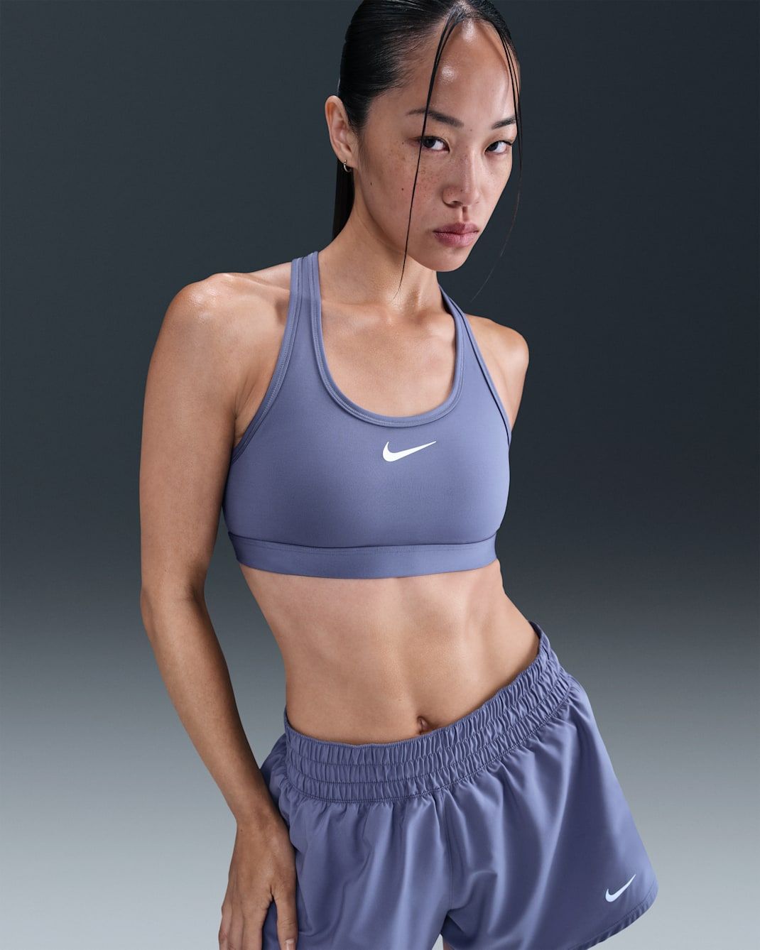 Nike - Áo ngực thể thao Nữ Swoosh Medium-Support Women's Padded Sports Bra