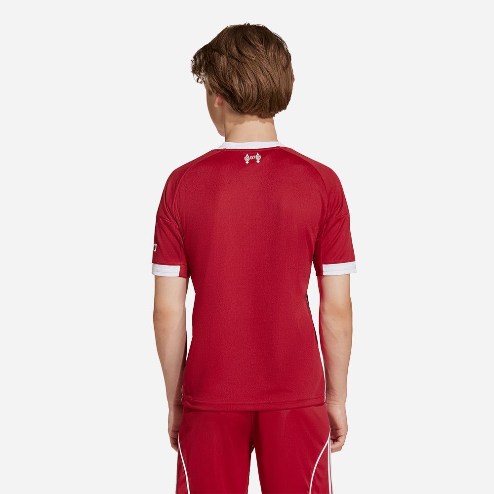 adidas - Áo thun đá banh Trẻ Em Kids' Adidas Liverpool Home 25/26 Football Jersey - Red
