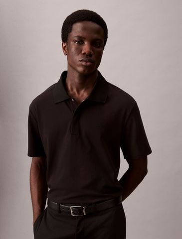 Calvin Klein - Áo polo tay ngắn nam Cotton Blend Pique Polo Shirt