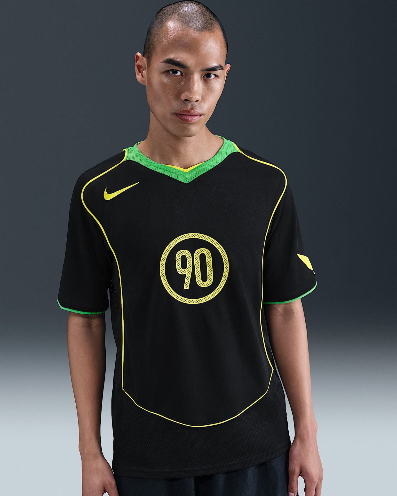 Nike - Áo phông tay ngắn thể thao Nam Nike Total 90 Men's Dri-FIT Soccer Jersey