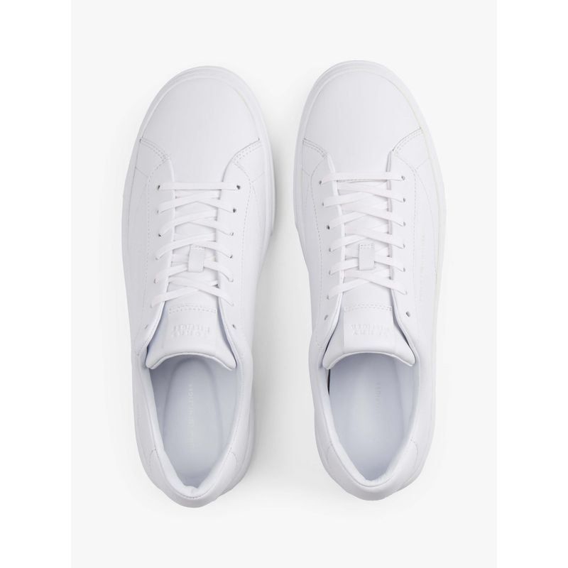 Tommy Hilfiger - Giày nam Leather Debossed Logo Cupsole Trainers