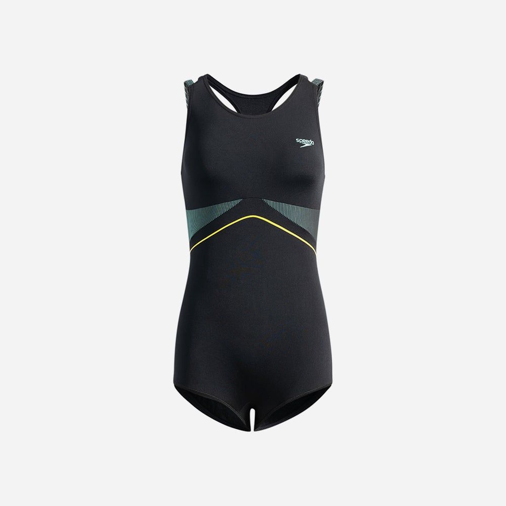 Speedo - Đồ bơi thi đấu một mảnh nữ 2025 Hero Low Legging 1PC Swimming