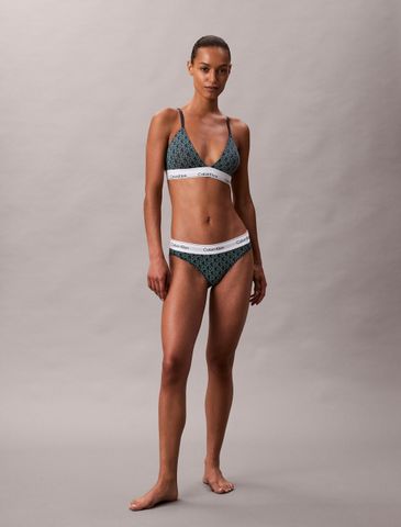 Calvin Klein - Áo ngực nữ Lightly Lined Triangle Bralette - Icon Cotton Modal