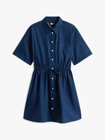 Tommy Hilfiger - Đầm Sơ Mi Nữ Stripe Relaxed Poplin Mini Shirt Dress