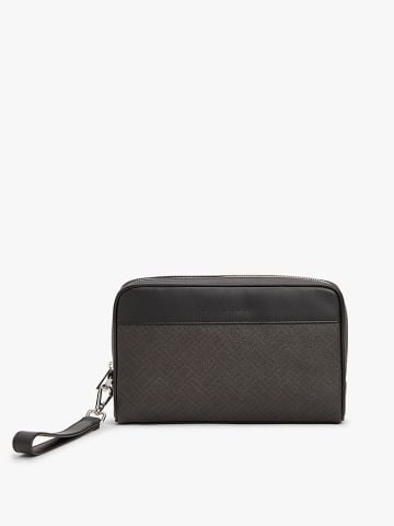 Tommy Hilfiger - Túi Xách Cầm Tay Nam Flag Mixed Texture Pouch