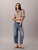Calvin Klein - Quần Jean Dài Nữ Cropped Barrel Jeans