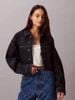Calvin Klein - Áo khoác jeans nữ Cropped Relaxed Denim Trucker Jacket