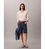 Calvin Klein - Quần Jean Ngắn Nữ Relaxed Bermuda Short CK Lagoo