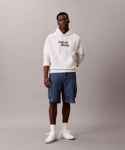 Calvin Klein - Quần Jean Ngắn Nam 90S Venice Cargo Denim Short