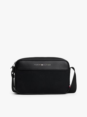 Tommy Hilfiger - Túi đeo chéo nam Metal Logo Crossbody Reporter Bag