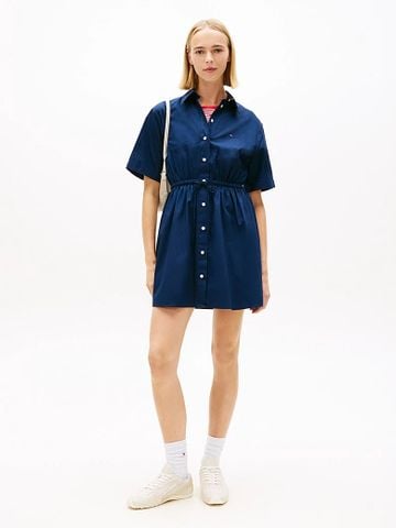 Tommy Hilfiger - Đầm Sơ Mi Nữ Stripe Relaxed Poplin Mini Shirt Dress