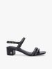 Tommy Hilfiger - Xăng Đan Nữ Leather Contrast Topstitch Block Heel Sandals