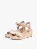 Tommy Hilfiger - Giày Thời Trang Nữ Canvas Denim Wedge Espadrilles