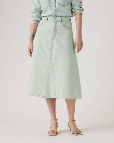Levis - Váy jean nữ High-rise A-line Decon Skirt - Light Wash