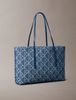 Calvin Klein - Túi Tote Nữ Large Denim Jacquard Tote Bag With Pouch