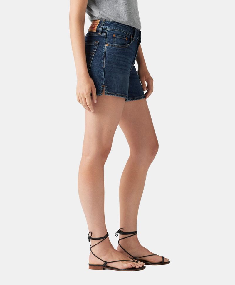 Levi's - Quần jeans ngắn nữ A-line Women's Shorts - Dark Wash