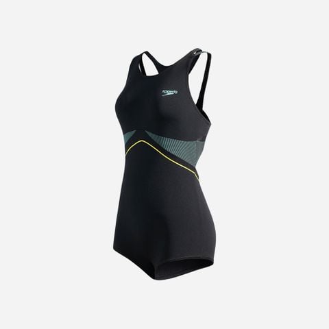 Speedo - Đồ bơi thi đấu một mảnh nữ 2025 Hero Low Legging 1PC Swimming