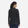 adidas - Áo thun có cổ đánh gôn Nữ Women's Adidas Jacquard Long Sleeve Polo Shirt - Black