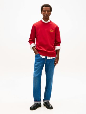 Tommy Hilfiger - Áo Sweatshirt Nam Heavy Twill C-Neck Sweatshirt