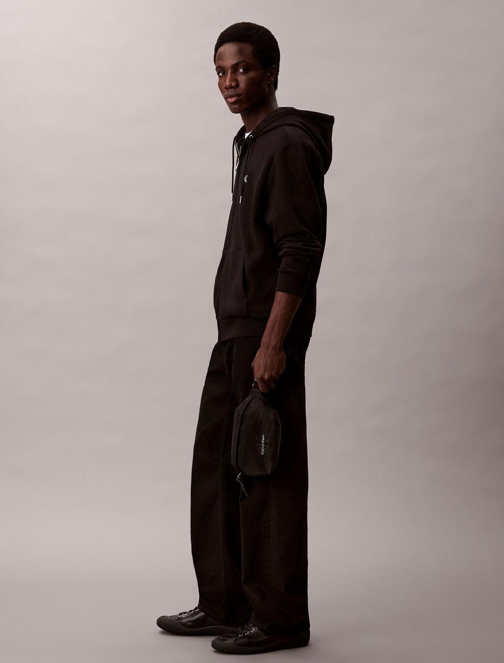 Calvin Klein - Túi bao tử nam Nylon Monogram Logo Waistpack