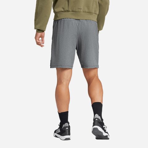 adidas - Quần ngắn thể thao Nam Men's Designed For Training Mélange Shorts - Gray