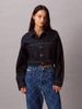 Calvin Klein - Áo khoác jeans nữ Cropped Relaxed Denim Trucker Jacket