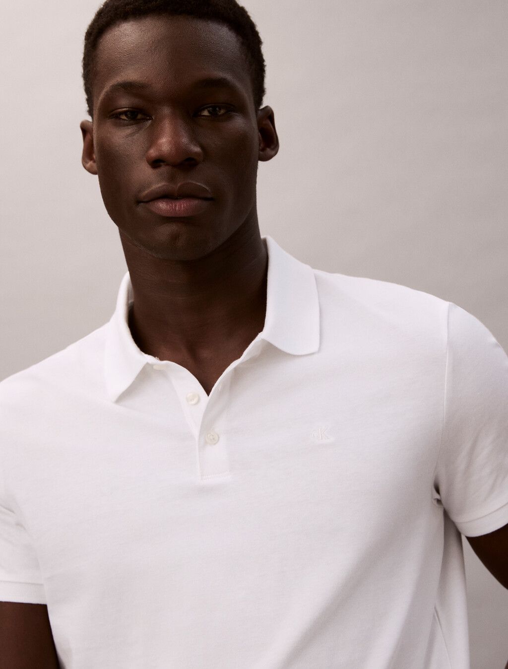 Calvin Klein - Áo polo tay ngắn nam Classic Monogram Polo