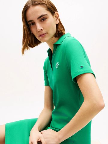 Tommy Hilfiger - Đầm Polo Nữ 1985 Logo Embroidery Mini Polo Dress - 4