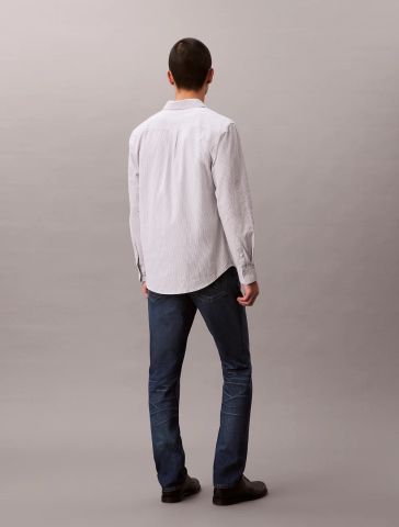Calvin Klein - Quần Jean Dài Nam Slim Cristo Blue Italian Jean