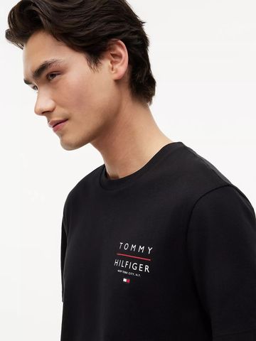 Tommy Hilfiger - Áo Thun Tay Ngắn Nam Brand Love Left Chest RWB Tee