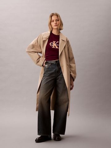 Calvin Klein - Áo Thun Tay Ngắn Nữ Shine Monologo Graphic Classic T-Shirt